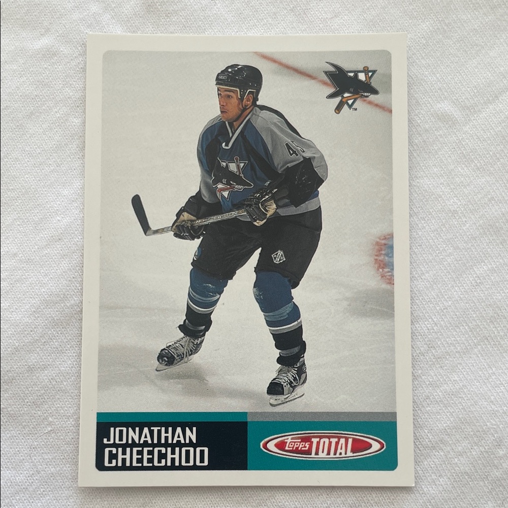 Topps Total Jonathan Cheechoo Hockey Card #432 San Jose Sharks